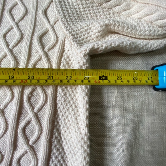 L.L.Bean Fisherman Cable Knit Organic Cotton Crew Neck Sweater-Sz XL/XXL - Picture 13 of 16